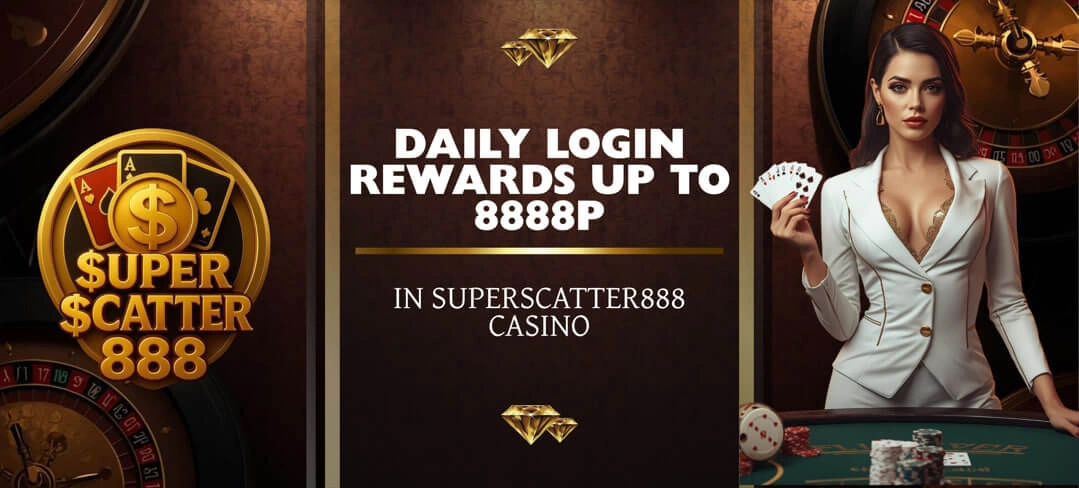 SUPERSCATTER888 online casino homepage showcasing games, app download, and register options