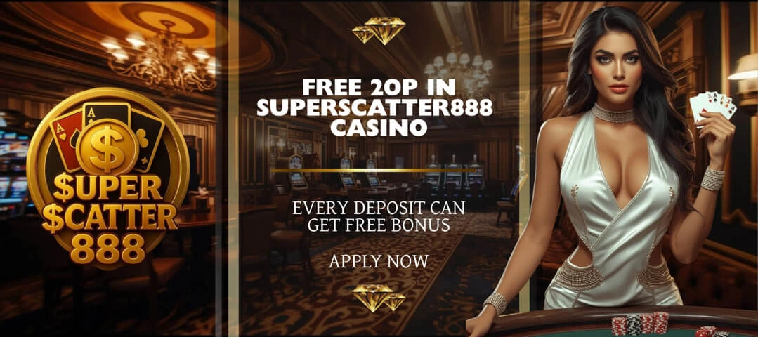 Exclusive promotion banner on SUPERSCATTER888 online casino platform